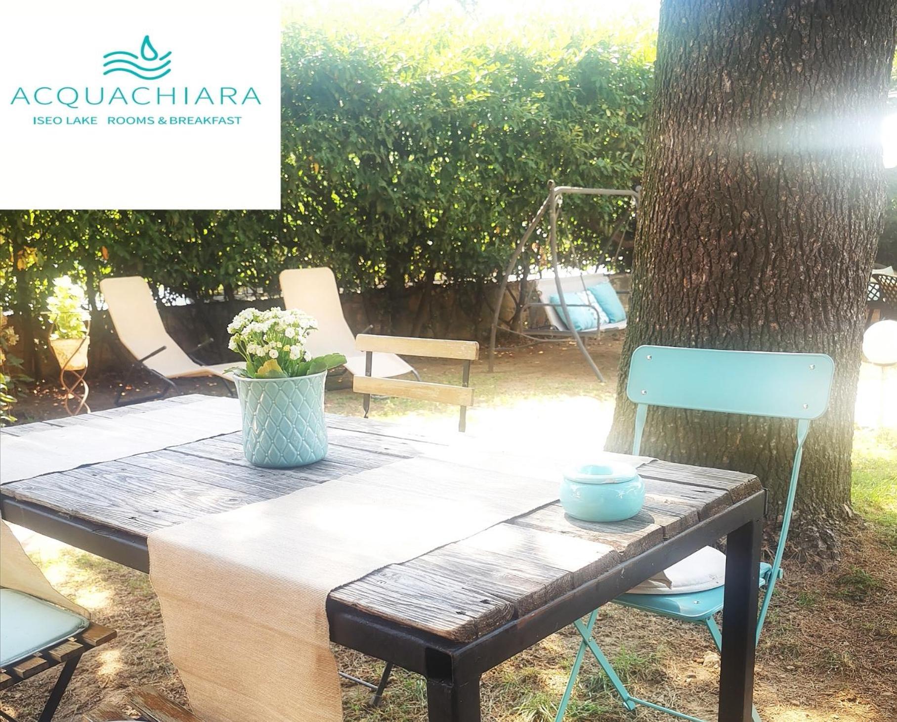 Acquachiara Iseo Deluxe Bed & Breakfast Iseo Center With Garden And Parking Inside Foresteria Exterior foto