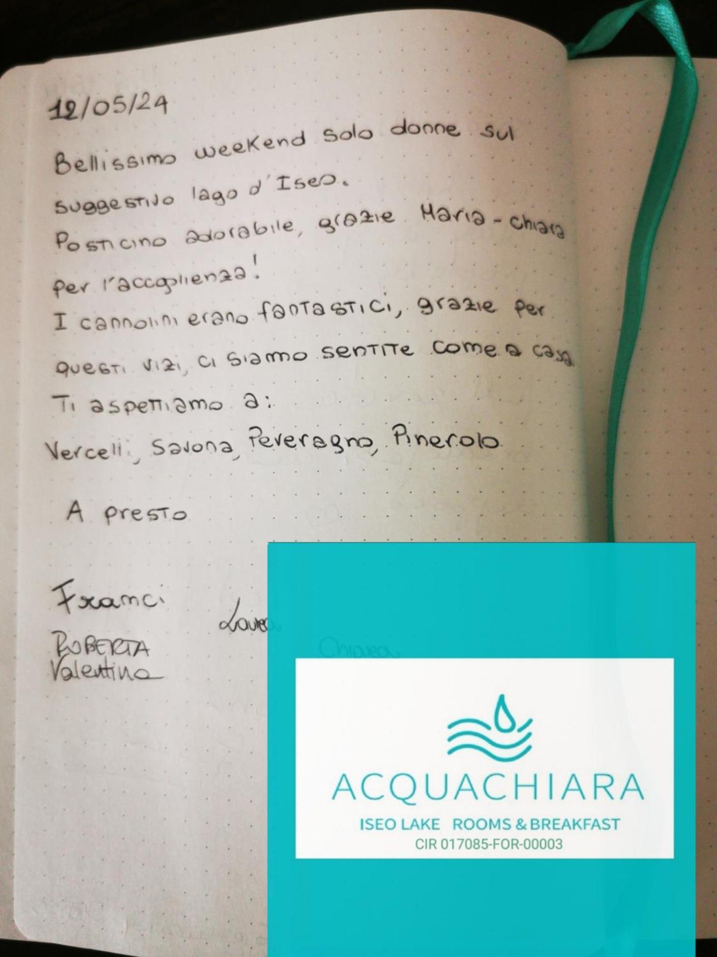 Acquachiara Iseo Deluxe Bed & Breakfast Iseo Center With Garden And Parking Inside Foresteria Exterior foto
